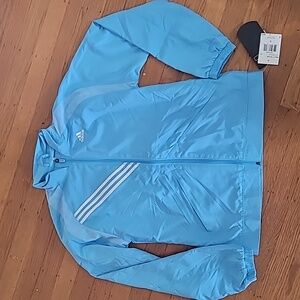NWT Adidas climacool  Barbie aqua track jacket size S